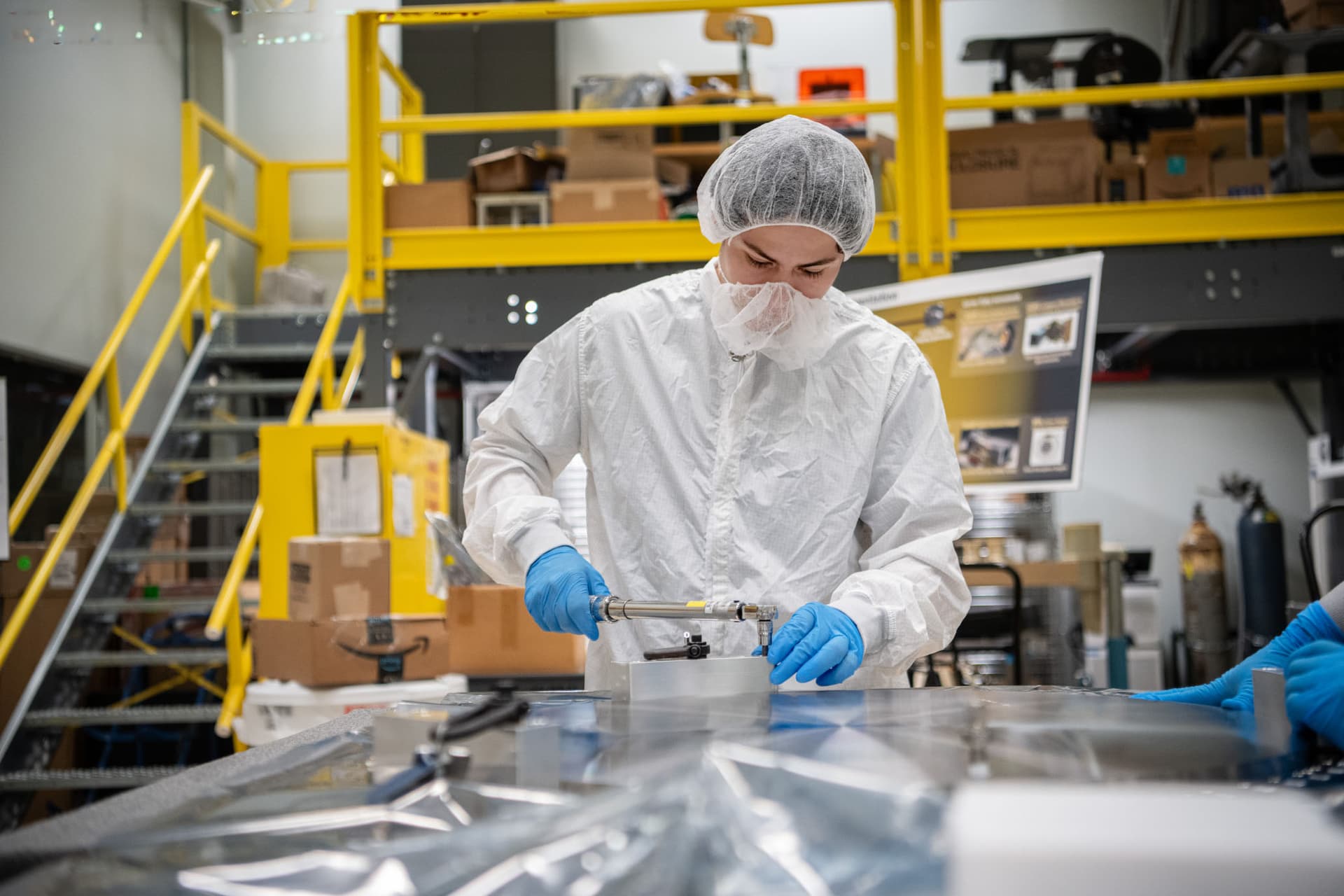 Mateo working at NASA Goddard Space Flight Center